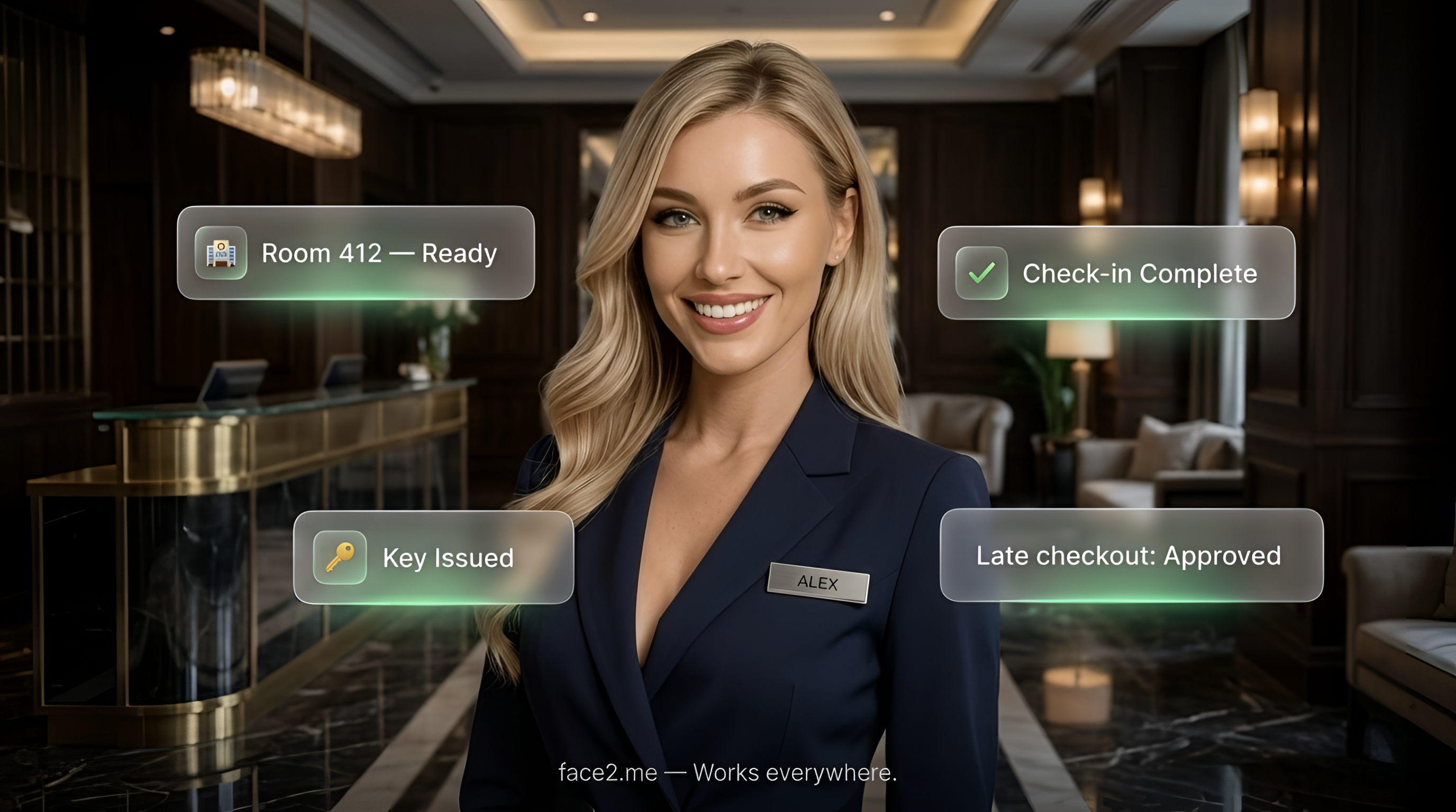 AI avatar for Hotels
